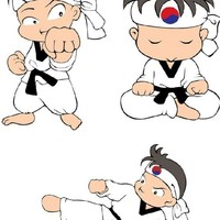 跆拳道三個(gè)嚴(yán)厲的教練