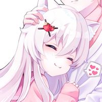 银毛女生
