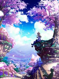 那个校园盛开的樱花