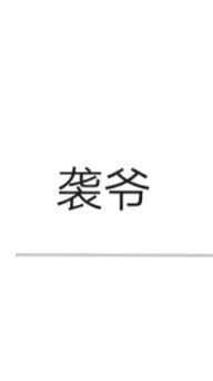 袭爷