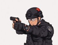 隐藏毒贩与警察
