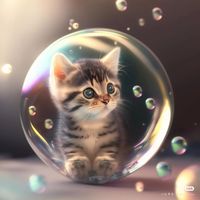 一只可爱的猫