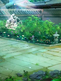 墨色玄衣。