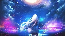 水夜的星空