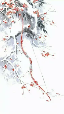 霜竹喃喃雨