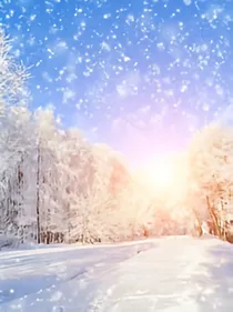 雪花飘落终成暖