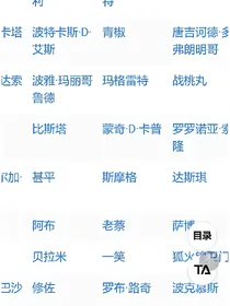 海贼人物及招式