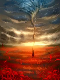 夕日涟漪