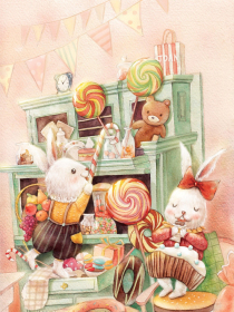 小兔兔的糖果店