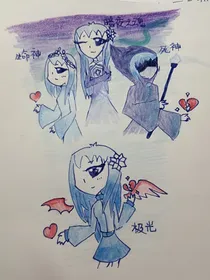 暗夜中的北极光