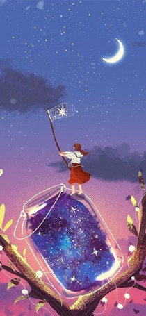 一个追星的女孩