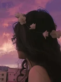 夕阳染上晨光
