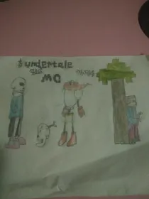 当undertale穿越到MC
