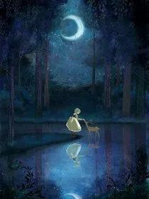 夜不见月光蓝