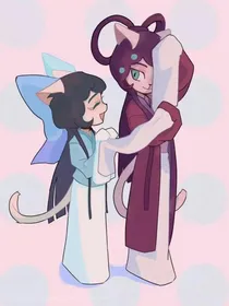 京剧猫之墨紫和小青是夫妻