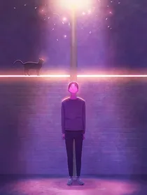 白帆落进黑夜里