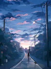 蔚蓝色的校园