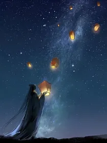 天官：三千明灯许星辰-d450