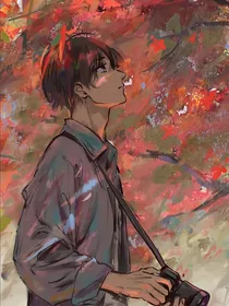 落日余晖，斑斓若曦