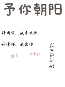 予你朝阳