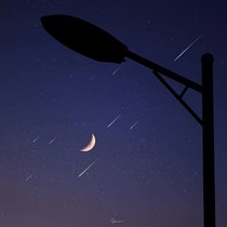 他携黑夜，拥星入怀