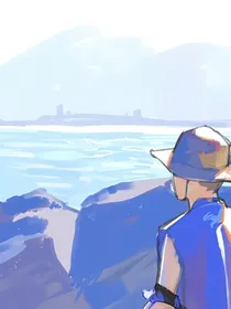 所以说大海浪漫