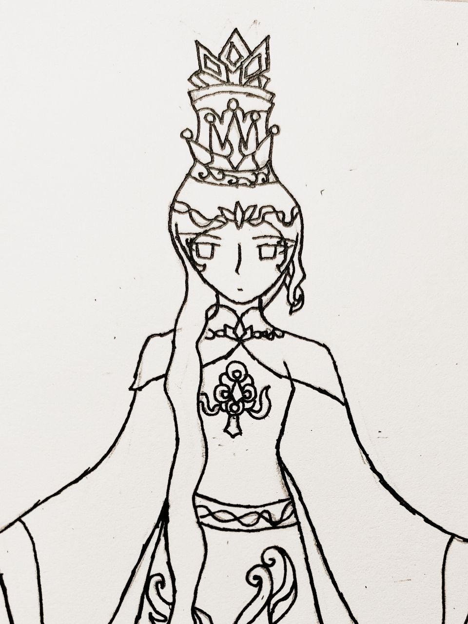 曼多拉女王简笔画图片