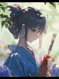暗恋初中时的她