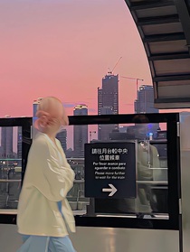 落日晚霞无人分享