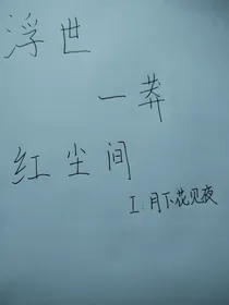 浮世一莽红尘间：月下花见夜