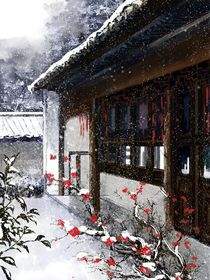 风摇翠竹