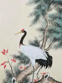 松鹤情缘