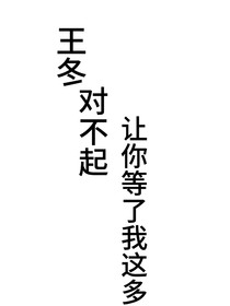 王冬对不起