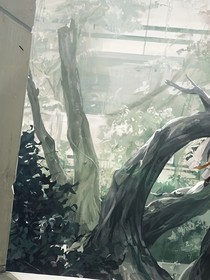 （隐囚）月于浮影中