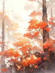 惜秋枫