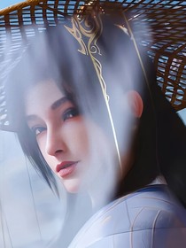 月落柳下