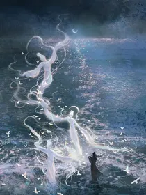 美人提剑看花