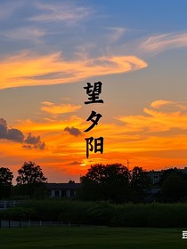 望夕阳