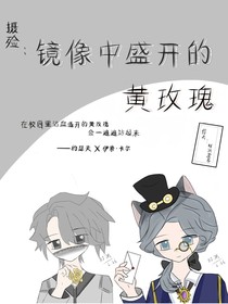 摄殓：镜像中盛开的黄玫瑰
