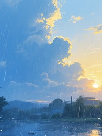 然雨研晴