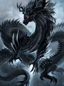 斗二日月黑龙之麒麟神王神位-d980