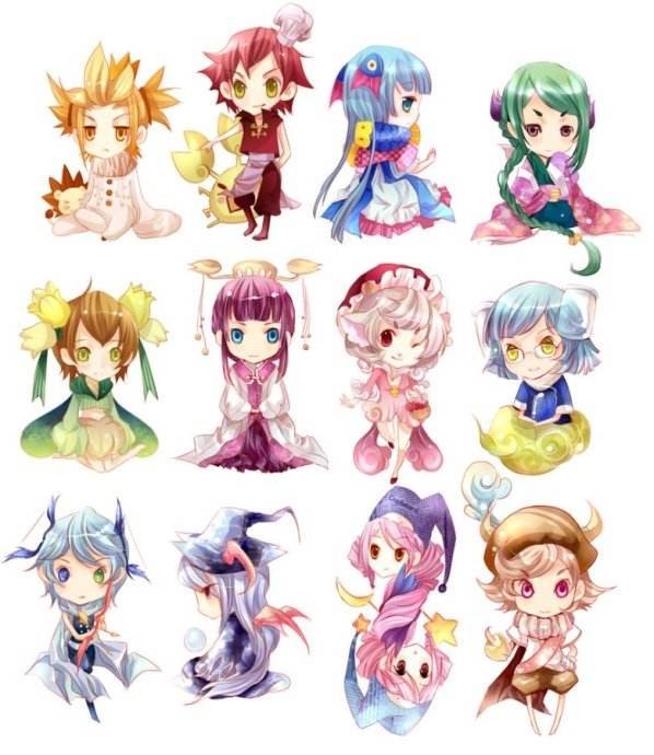 动漫同人小说 十二星座图               本书标签