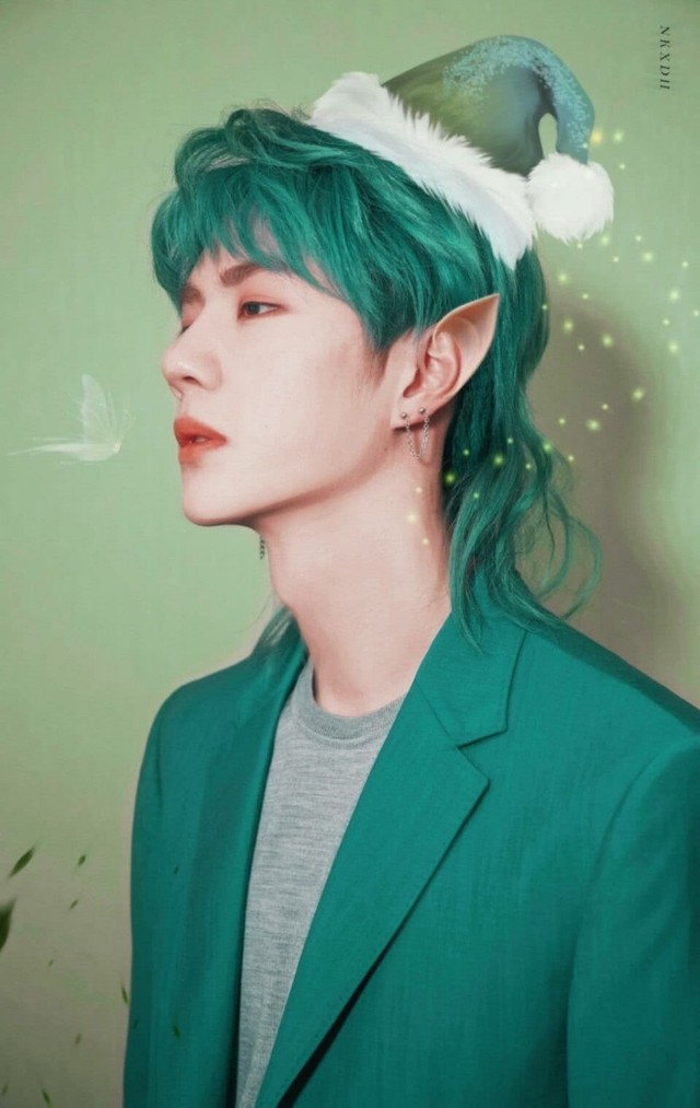 王一博绿色素材