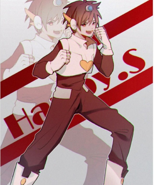 出单开心超人拟人图