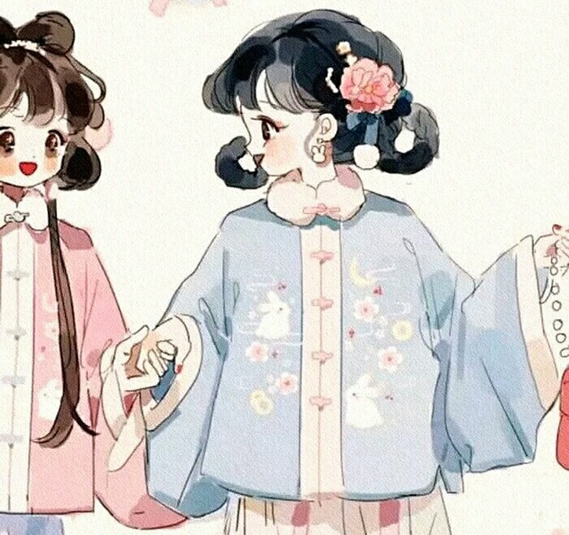 闺蜜头像(古风动漫版)-无情发图群-话本小说网