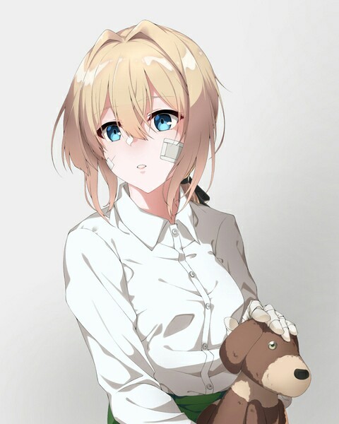 动漫人物壁纸金发蓝眼