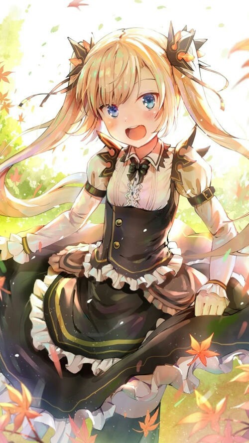 动漫人物壁纸金发蓝眼