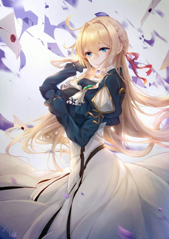 动漫人物壁纸金发蓝眼