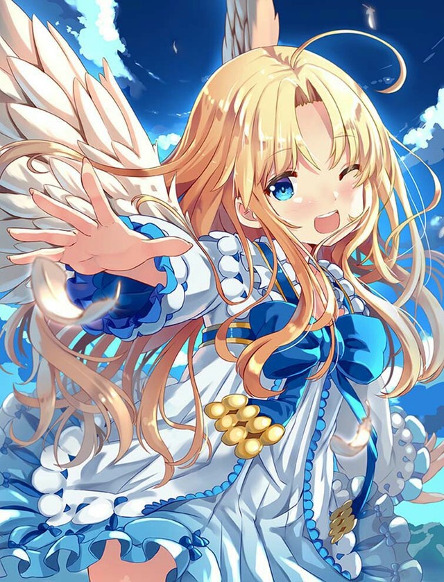 动漫人物壁纸金发蓝眼