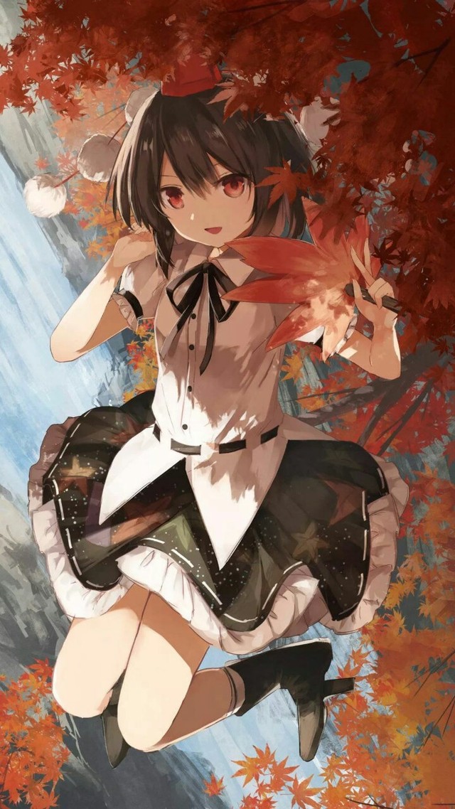 动漫人物壁纸黑发女